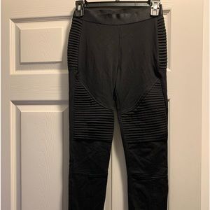 Bebe textured leggings